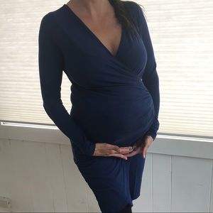 Royal Blue Seraphine Maternity Dress